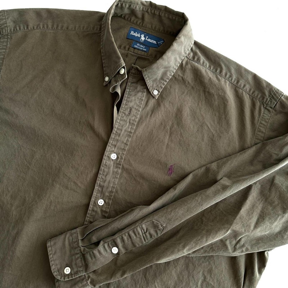 Vintage Ralph Lauren Cotton Button Down Shirt - Picture 8 of 8